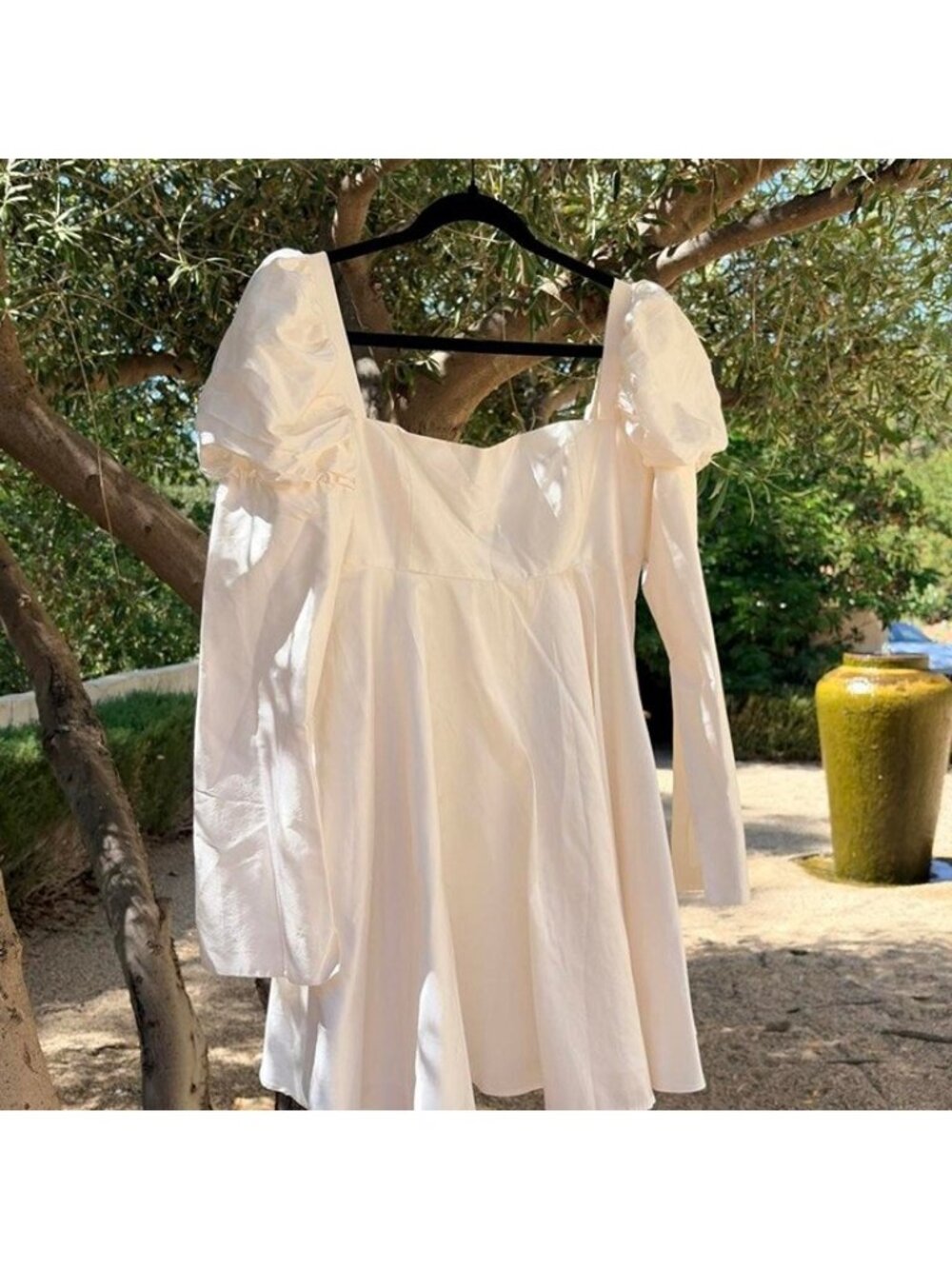 Macgraw Romantic Dress - Ivory - Size 8 US / AU 10